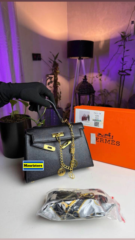 Super quality hermes black bag