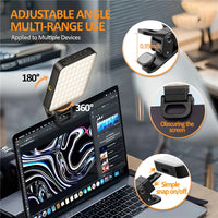 LED Selfie Light Phone Fill Light 128 LED 3000Mah Rechargeable Portable Video Light for Tiktok Vlog Video Conference Selfie
