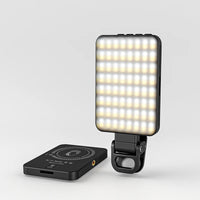 LED Selfie Light Phone Fill Light 128 LED 3000Mah Rechargeable Portable Video Light for Tiktok Vlog Video Conference Selfie
